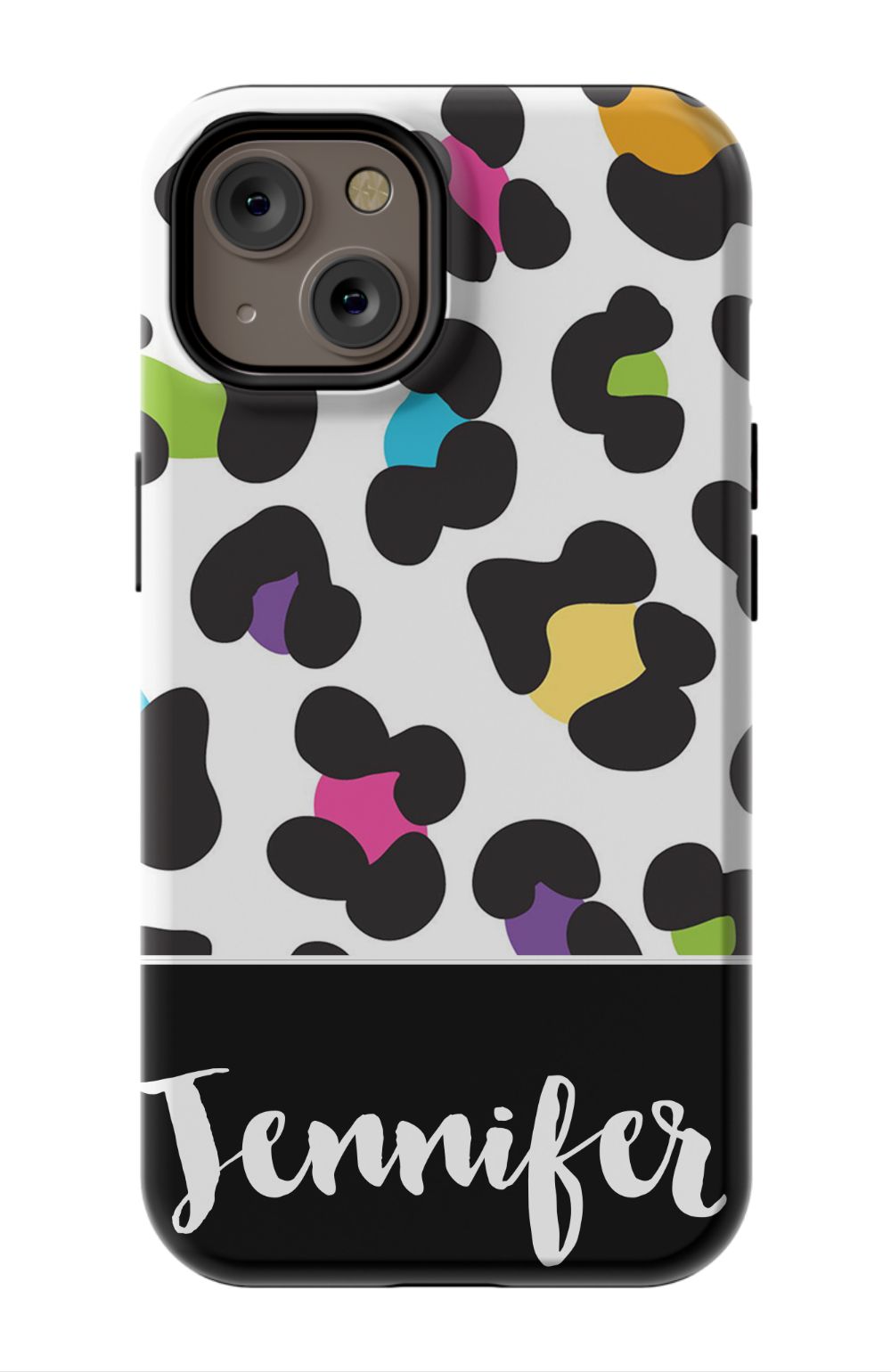 Personalized Colorful Leopard Phone Case