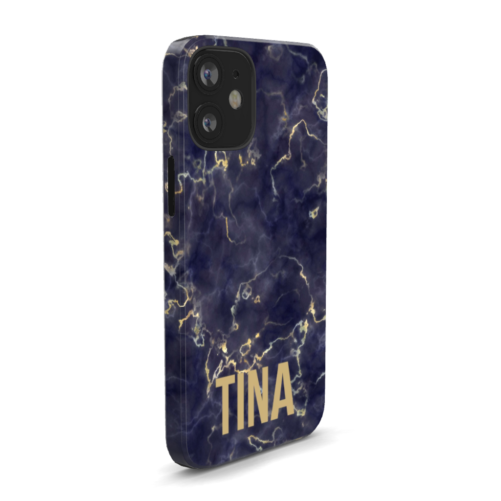 Personalized Blue Marble Phone Case