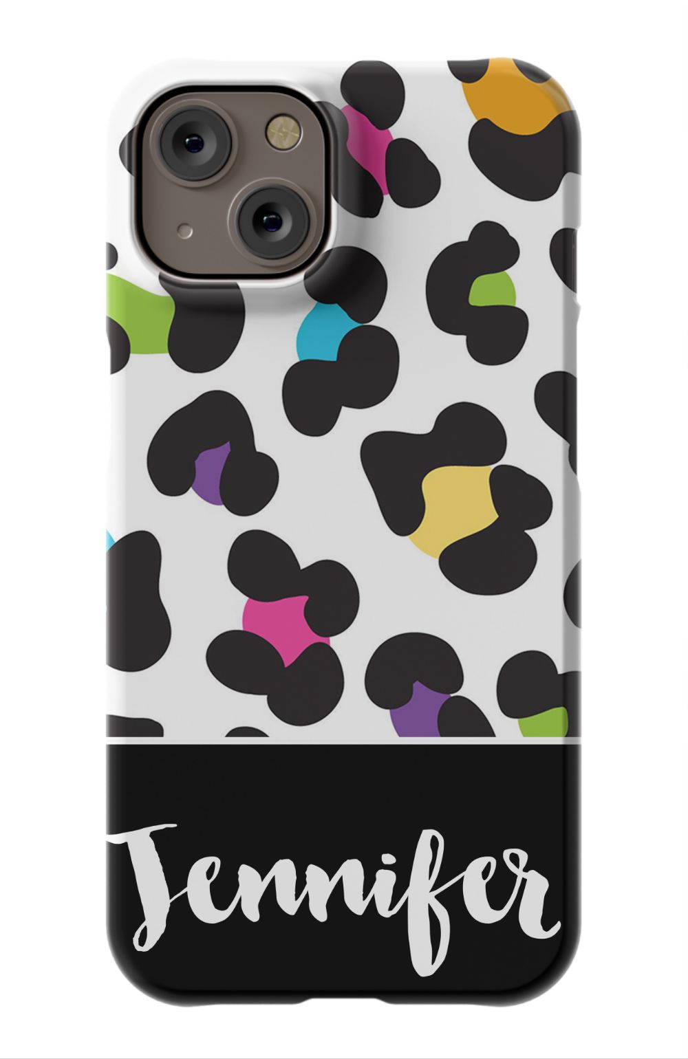 Personalized Colorful Leopard Phone Case