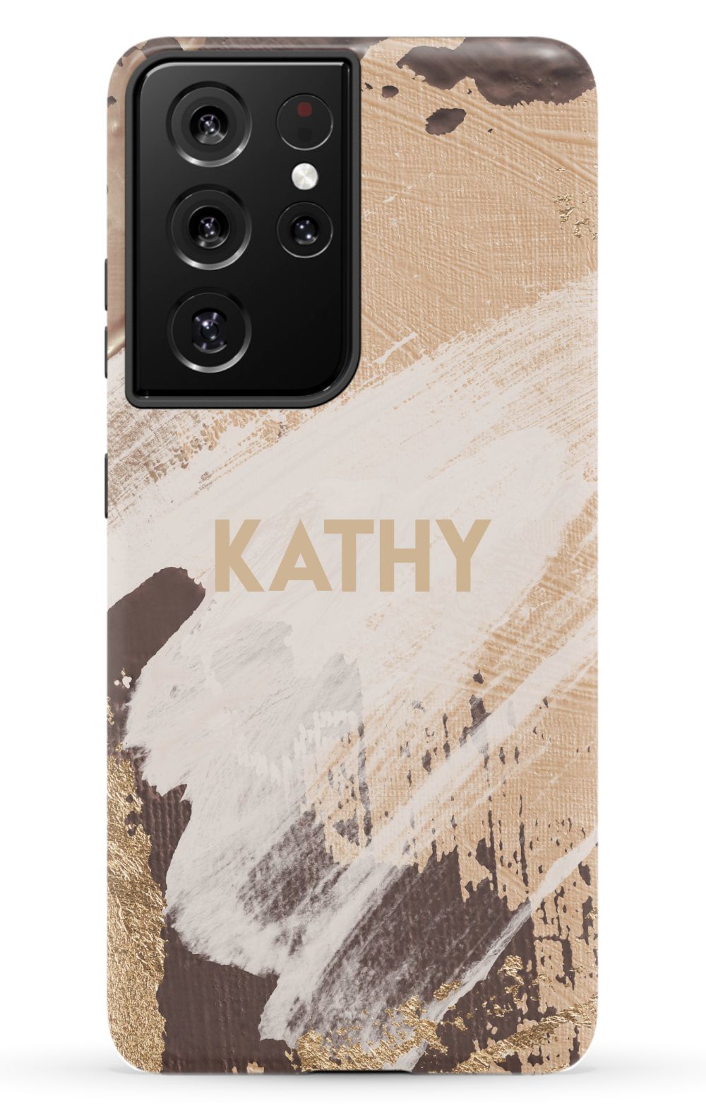 Personalized Beige Paint Phone Case
