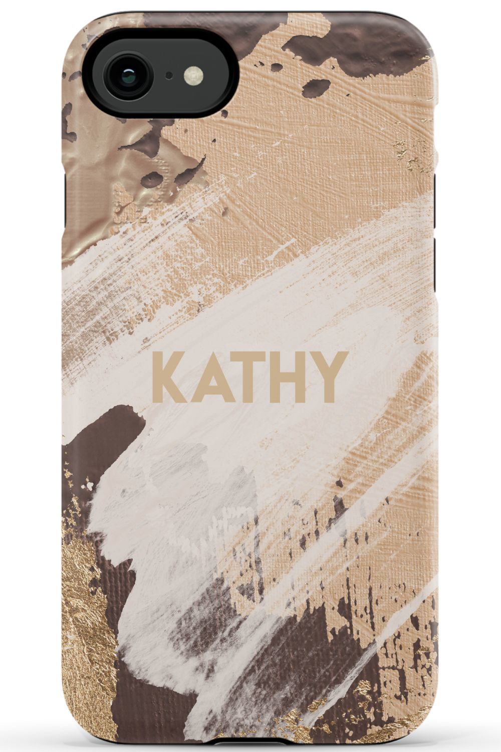 Personalized Beige Paint Phone Case