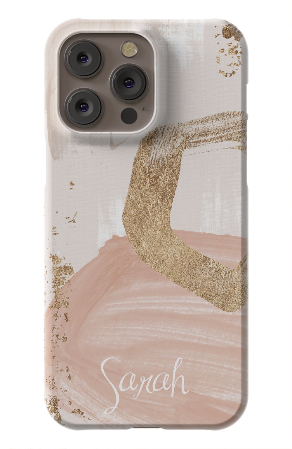 Blush & Gold Personalized Phone Case