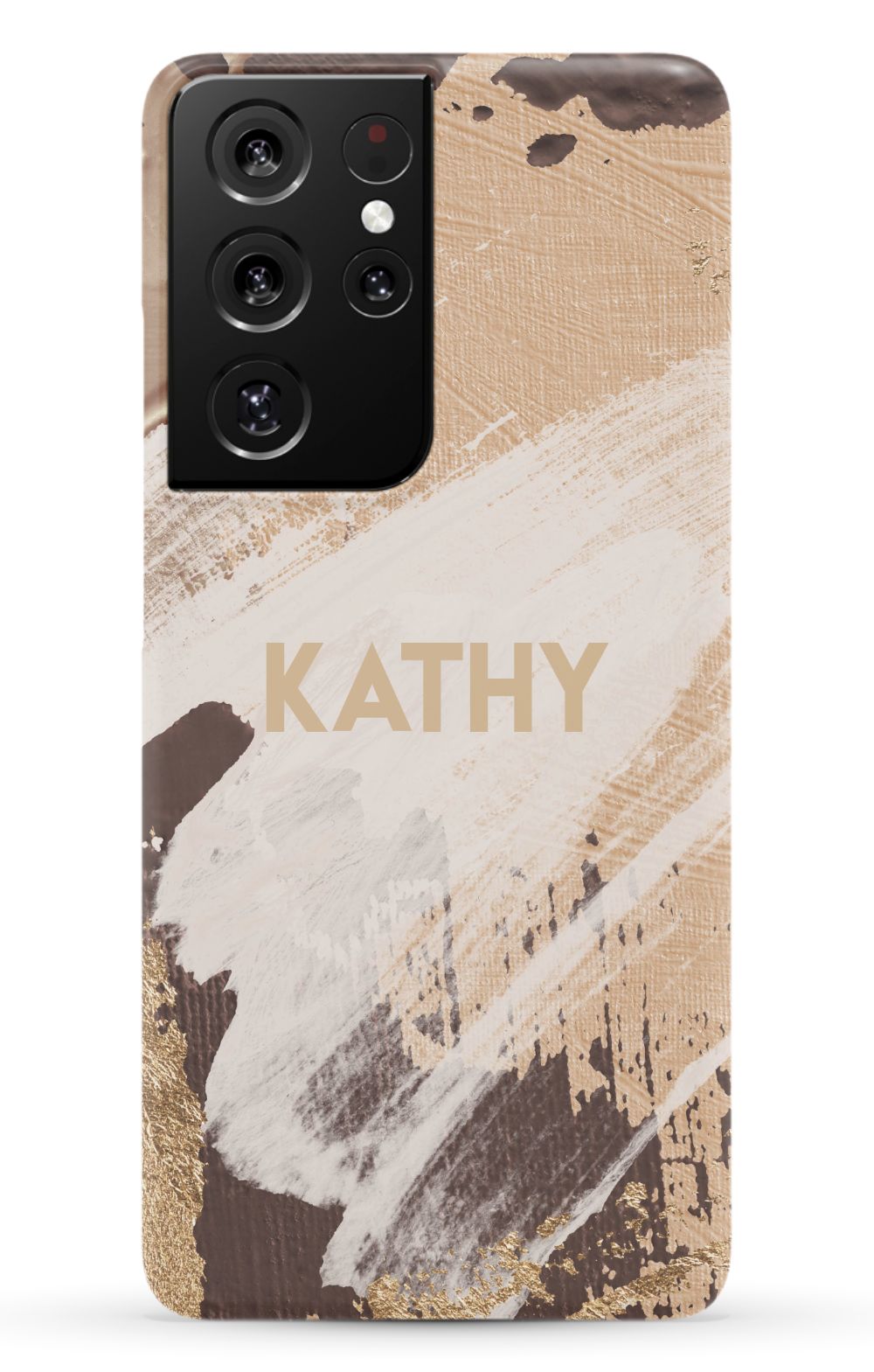 Personalized Beige Paint Phone Case