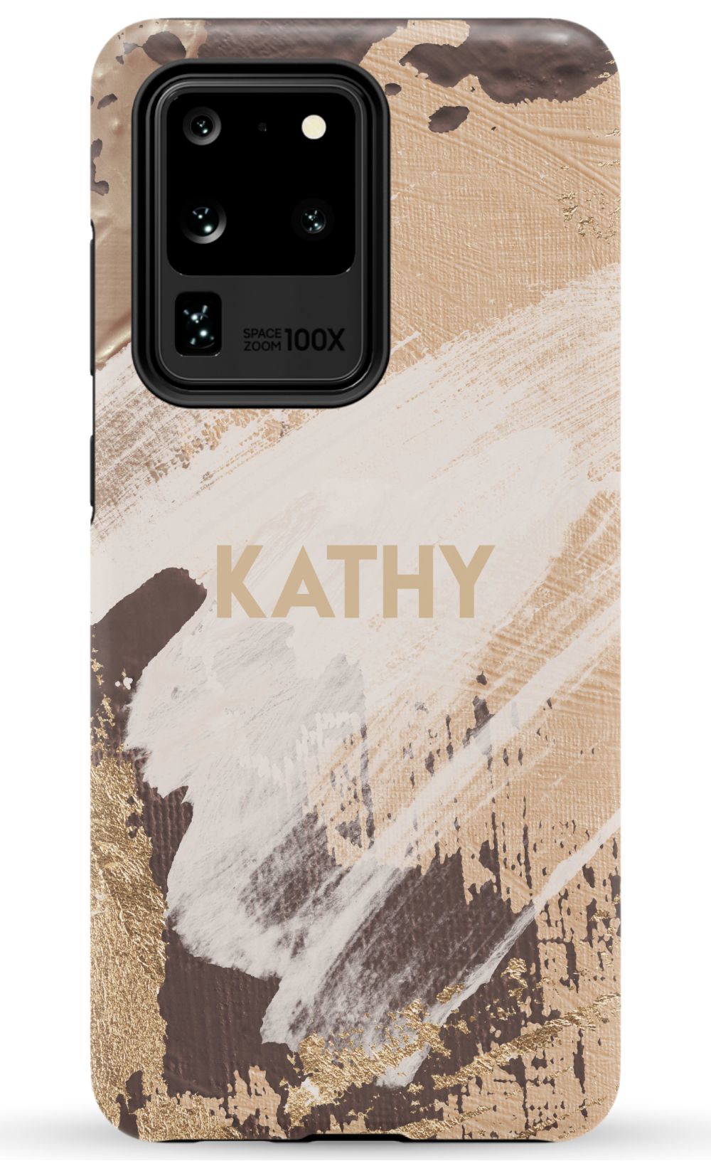 Personalized Beige Paint Phone Case