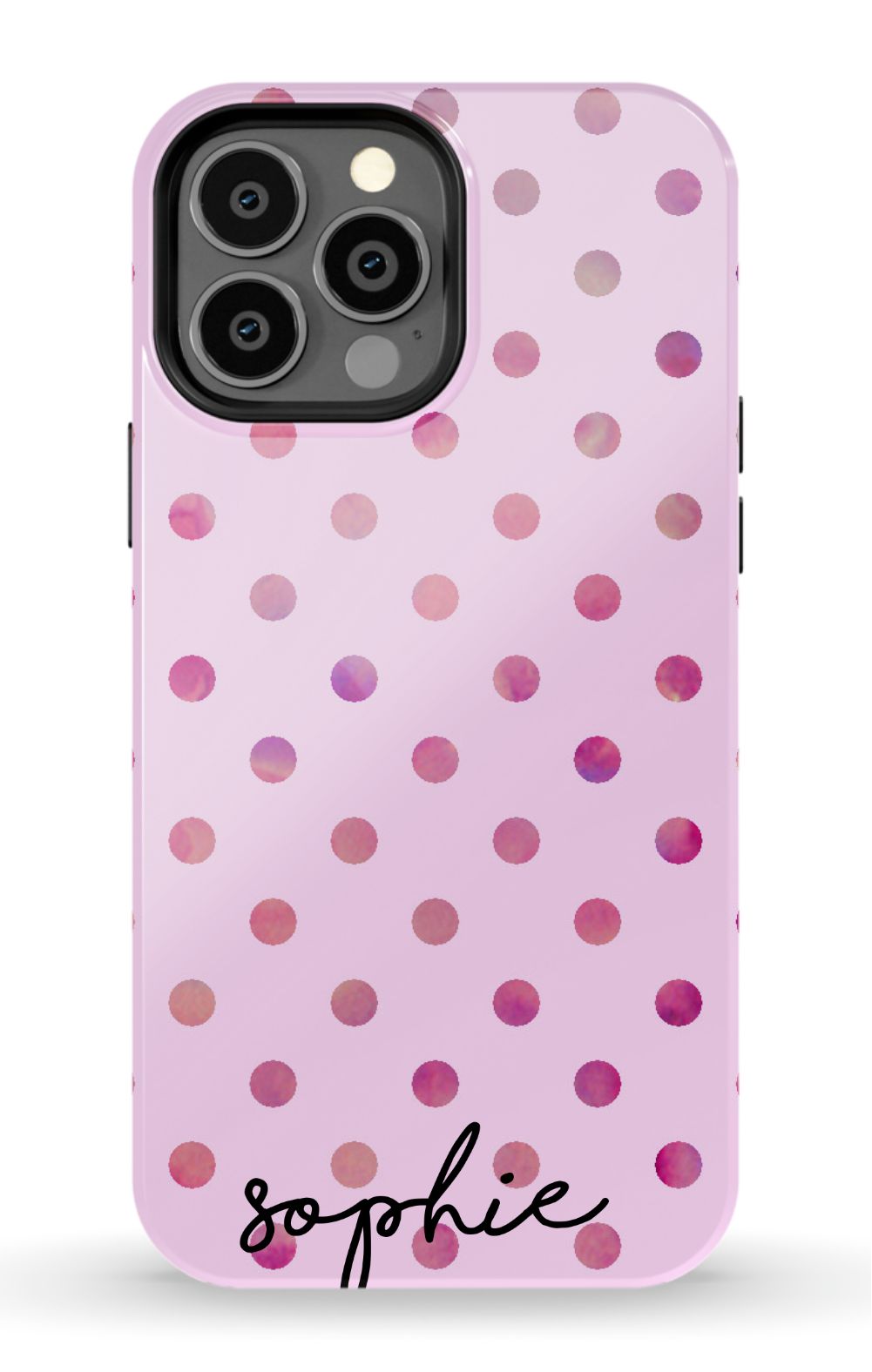 Personalized Colorful Polka Phone Case
