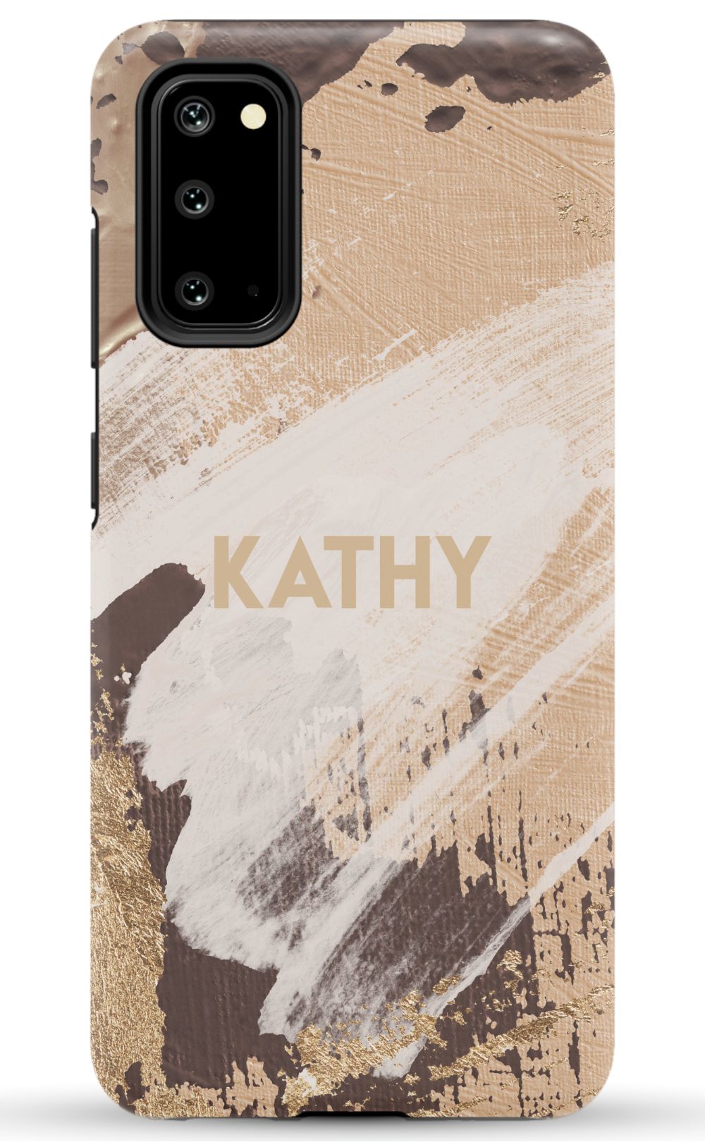Personalized Beige Paint Phone Case