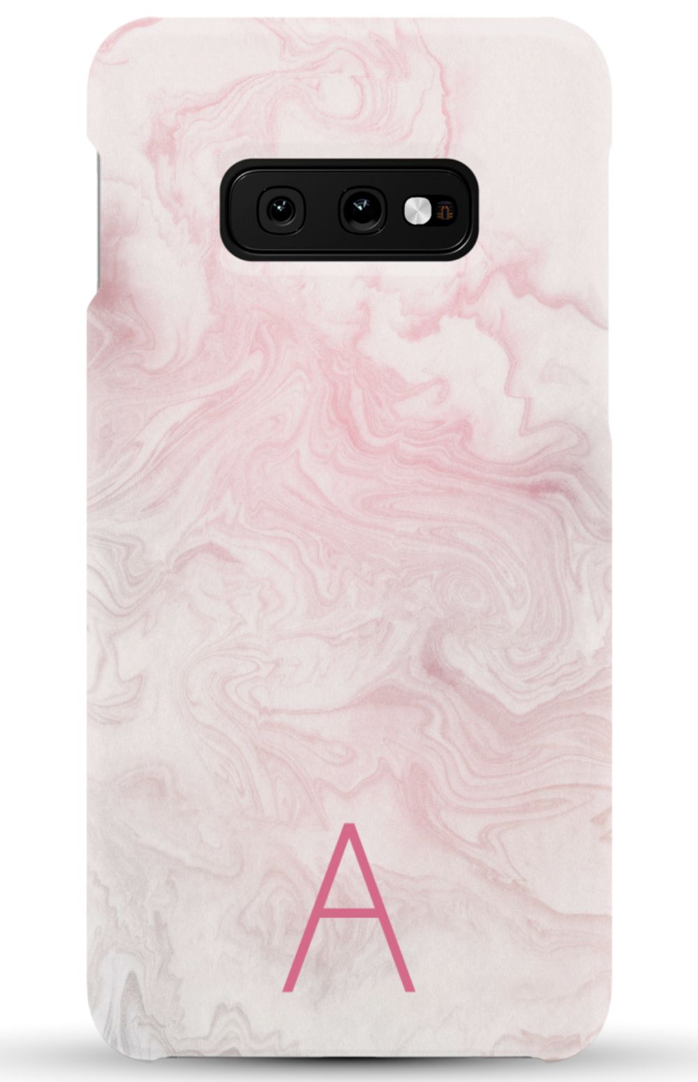 Pink Waves Monogram Phone Case