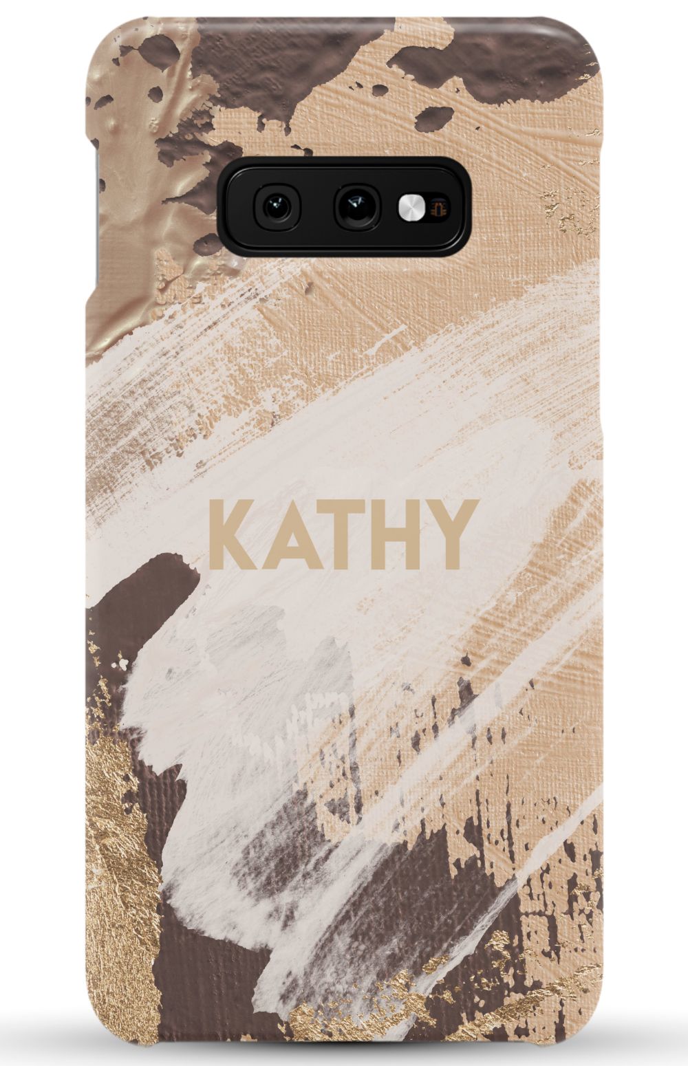 Personalized Beige Paint Phone Case