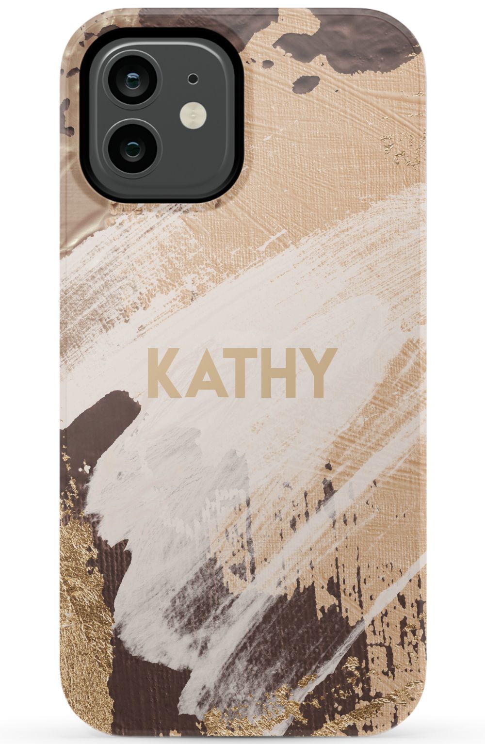 Personalized Beige Paint Phone Case