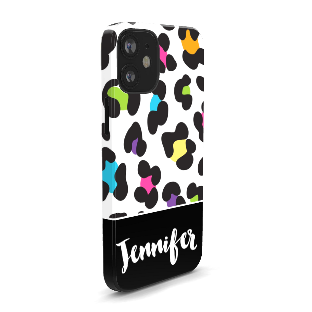 Personalized Colorful Leopard Phone Case