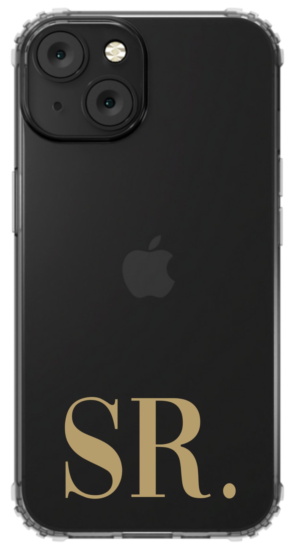Your Initials on Clear Phone Case