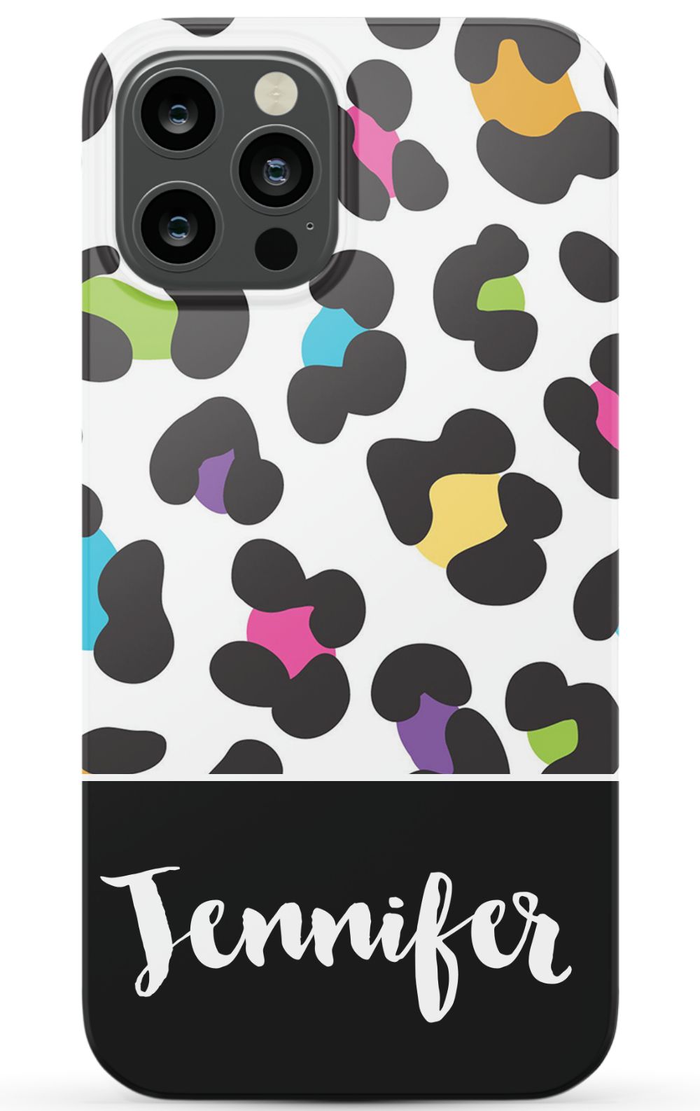 Personalized Colorful Leopard Phone Case