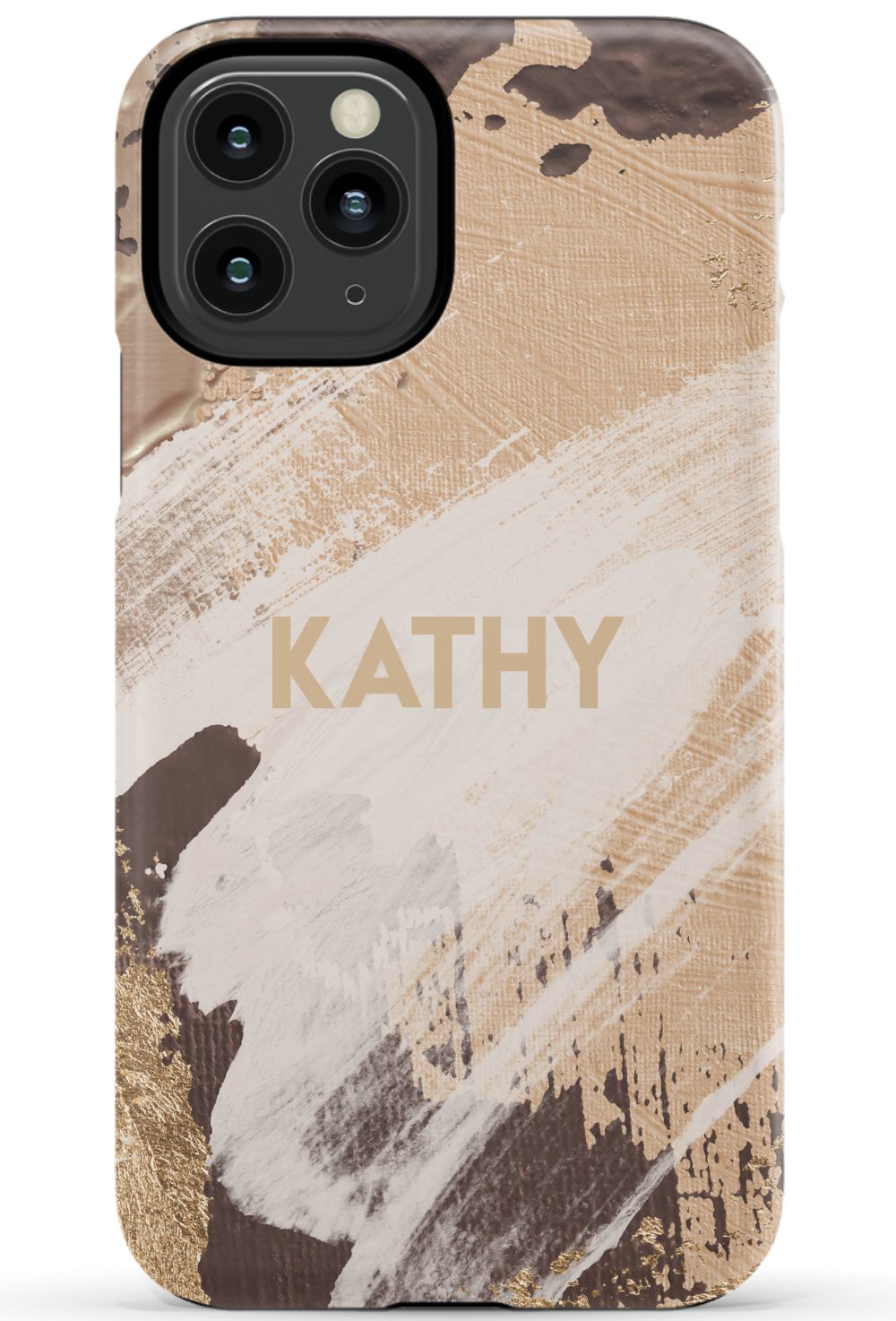 Personalized Beige Paint Phone Case